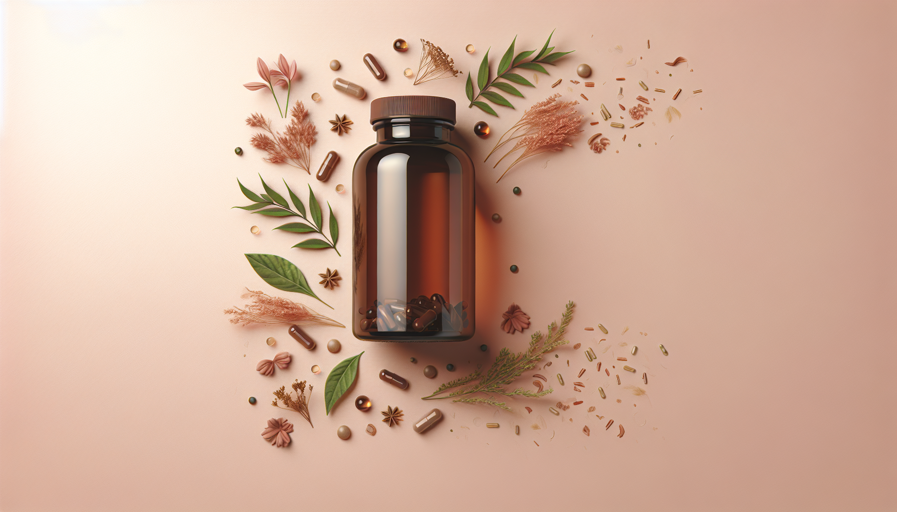 Thyroid supplement bottle with herbs — ThyraFemme Balance review